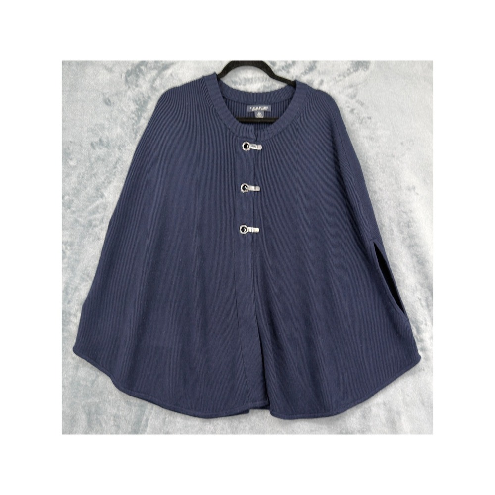 Banana Republic Cape Womens Size M L Merino Wool Toggle Pullover Quiet Luxury